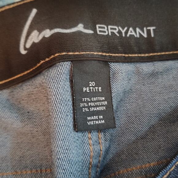 Lane Bryant Womens 20 Petite Jeans T3 High Rise Tighter Tummy Straight Short - Picture 3 of 7